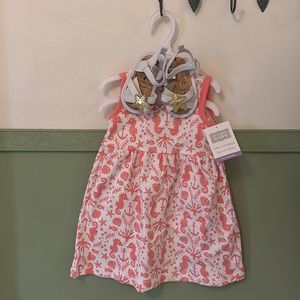 Hudson baby summer dress with sandals